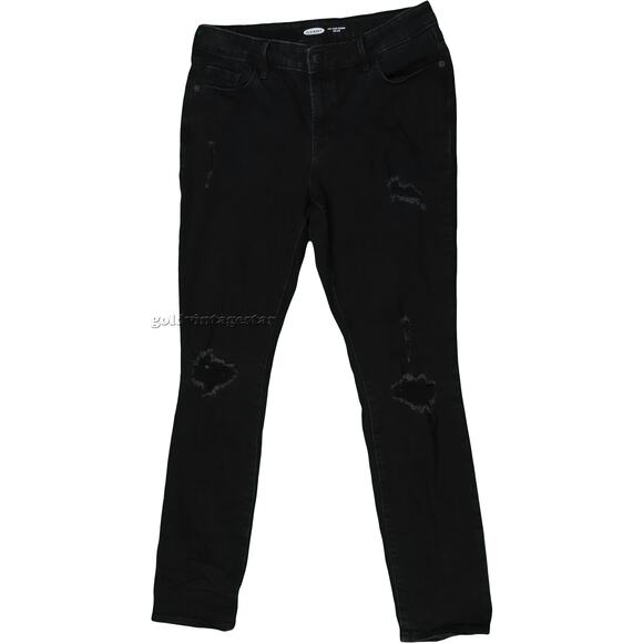 Old Navy Pop Icon Skinny Mid Rise Denim Jeans 10 Waist 30 - Picture 1 of 4